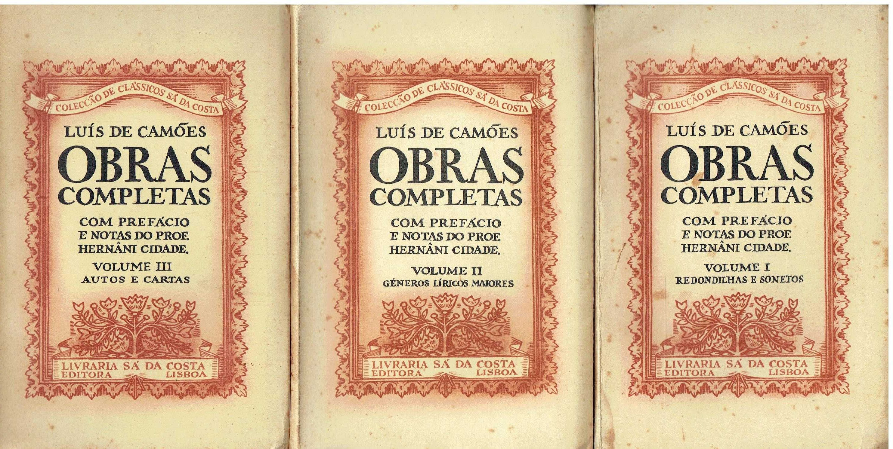 11127

Luís de Camões,
Colecção completa 3 vols,