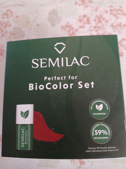 Zestaw lakierów hybrydowych Semilac BioColor Set