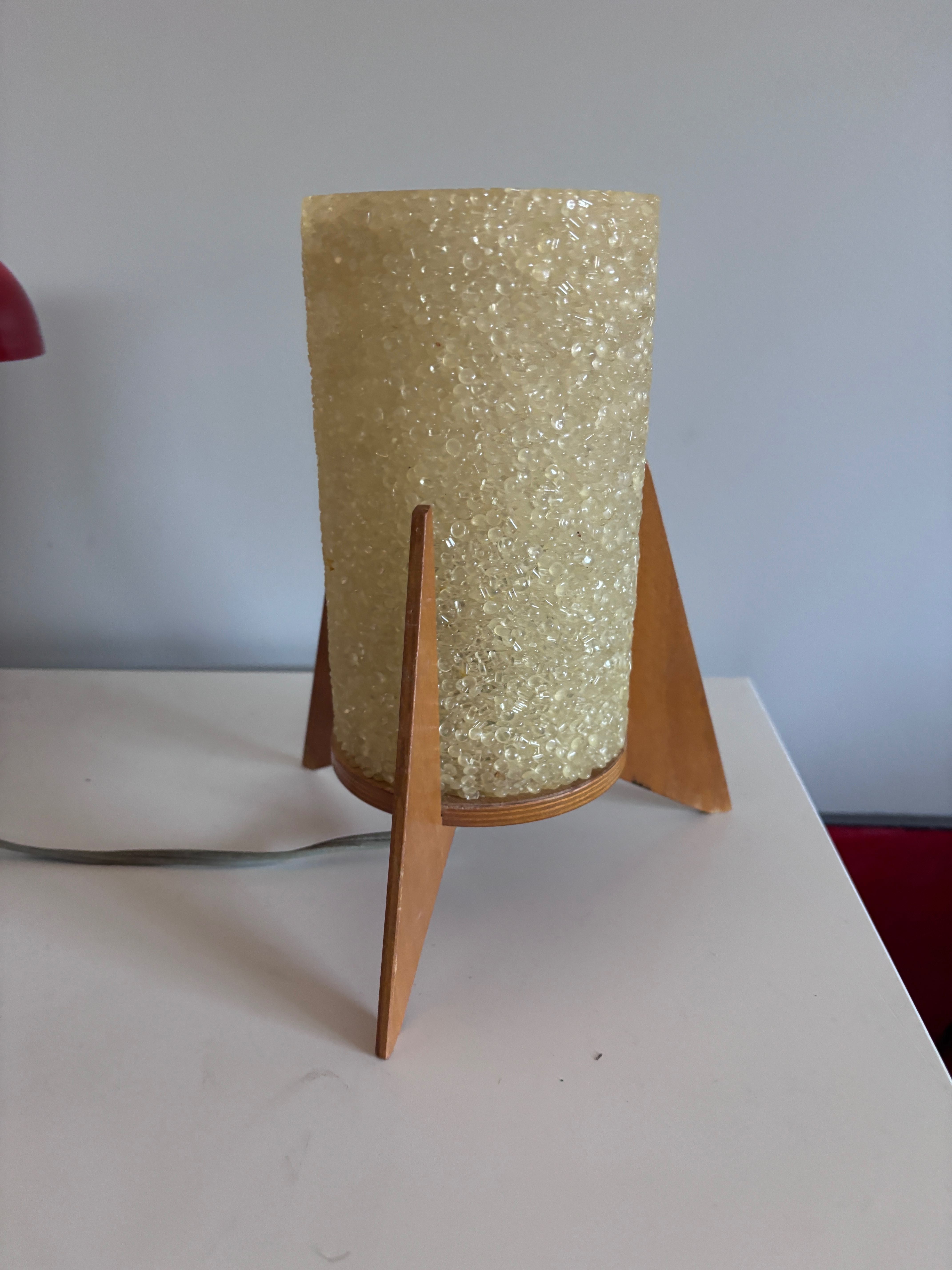 Lampa rakieta-Pokrok Zlína space age retro prl