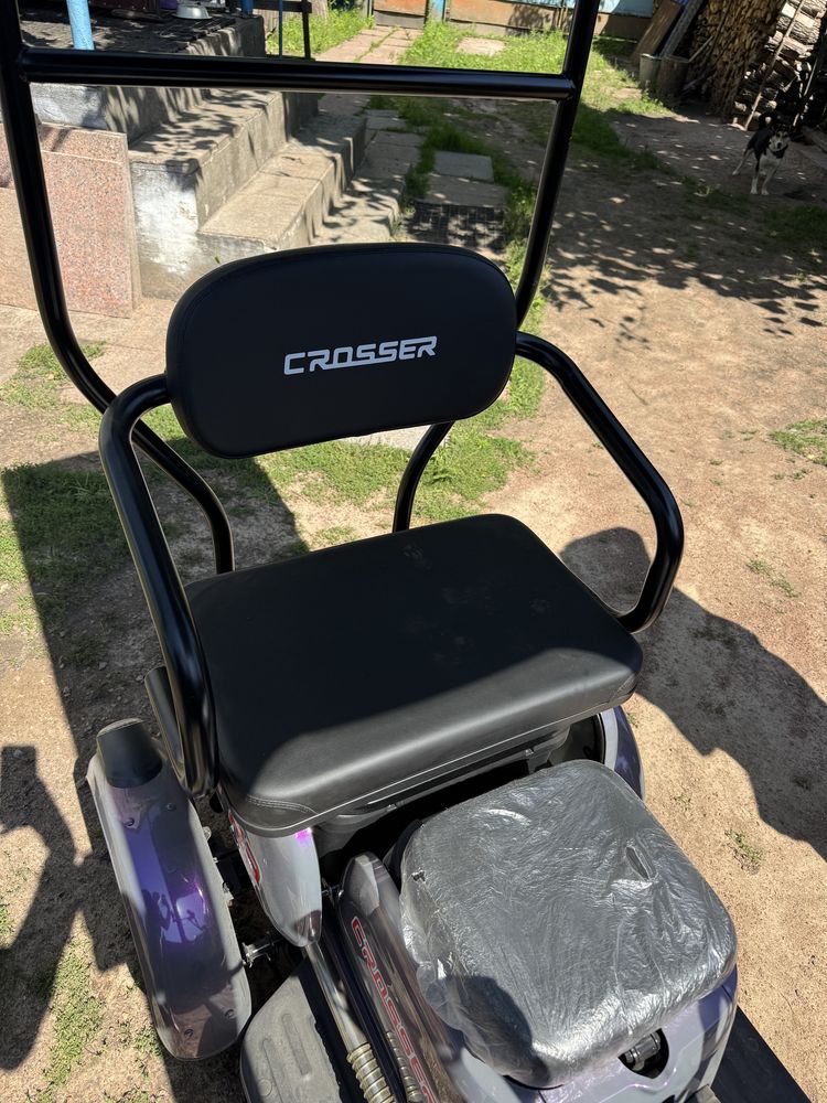 Електроскутер триколісний Трицикл Crosser
