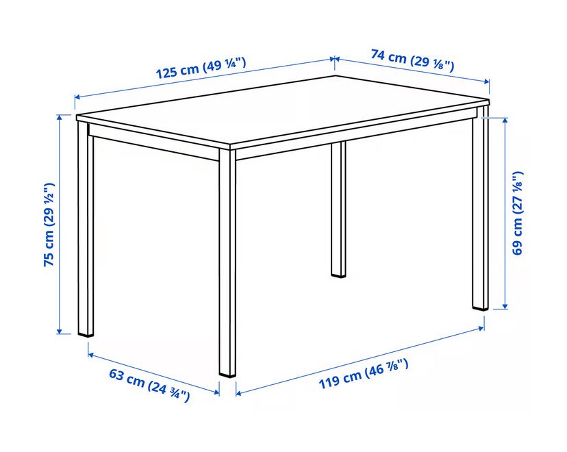 Mesa de Jantar Branca