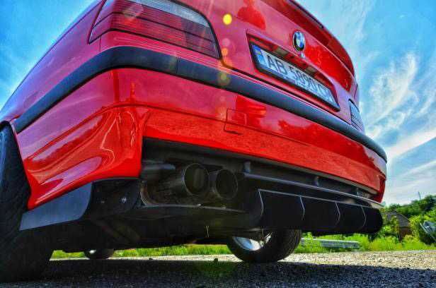 Dyfuzor tylnego zderzaka BMW E36, dyfuzora, rozdzielacz