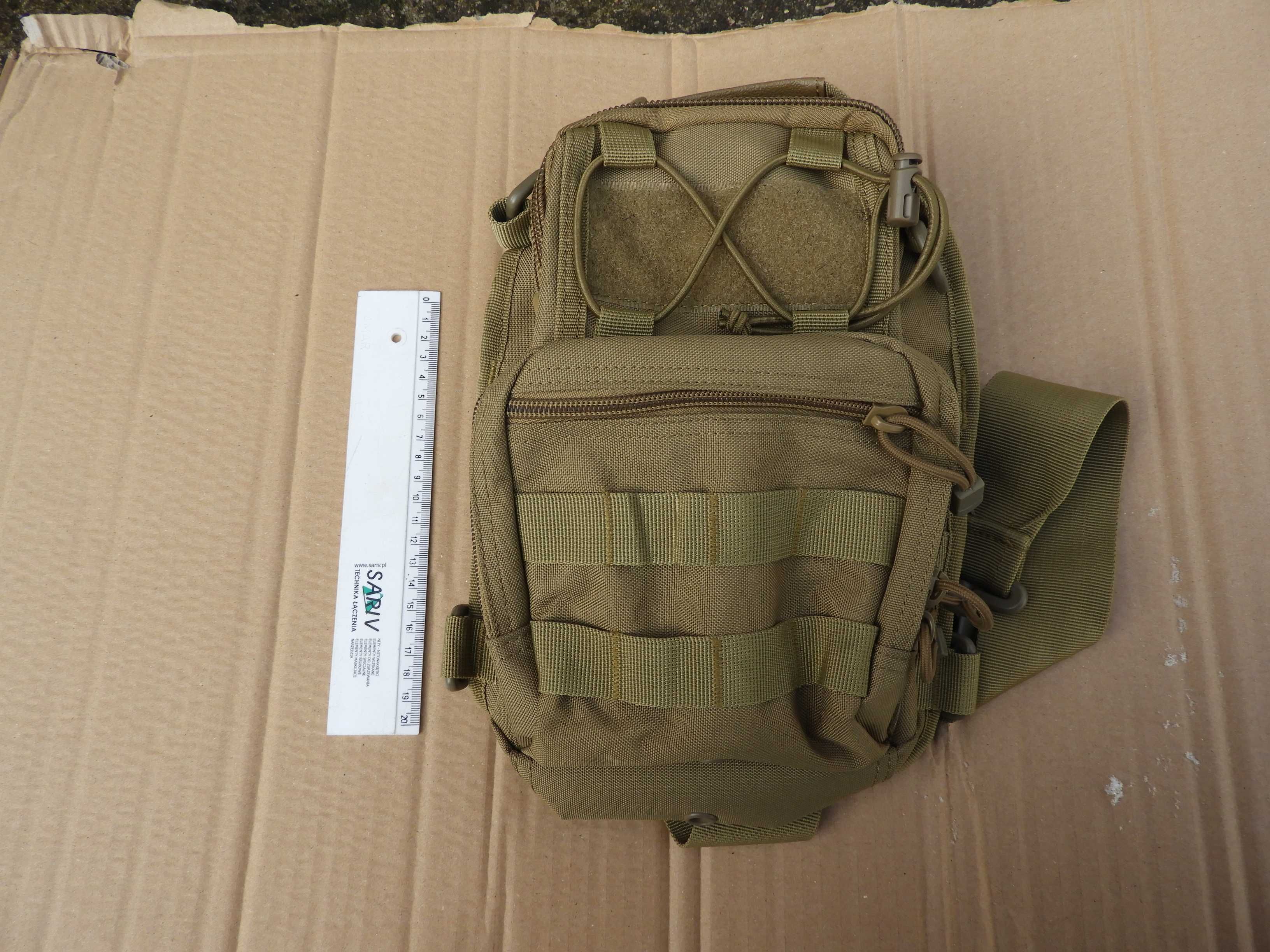 torba plecak na ramię coyote tan taktyczny sling bag nowa EDC =