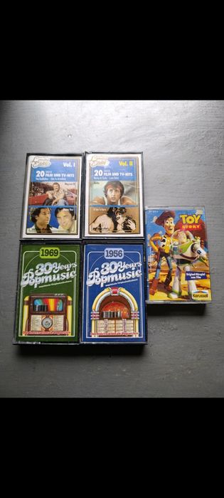 Kolekcja 5 kaset magnetofonowych Rocky Moimi. Vice