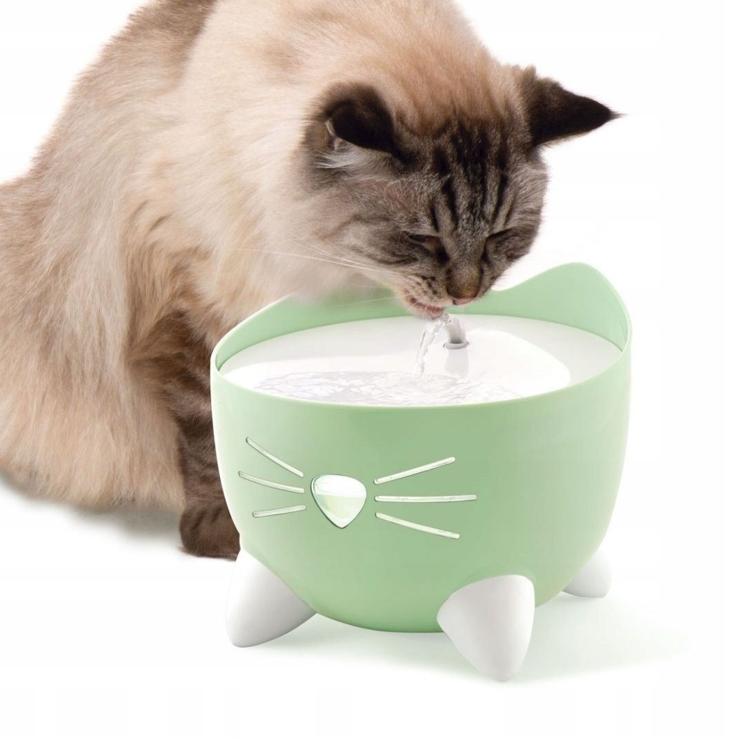 Catit Pixi Fountain fontanna poidło dla kota zielone