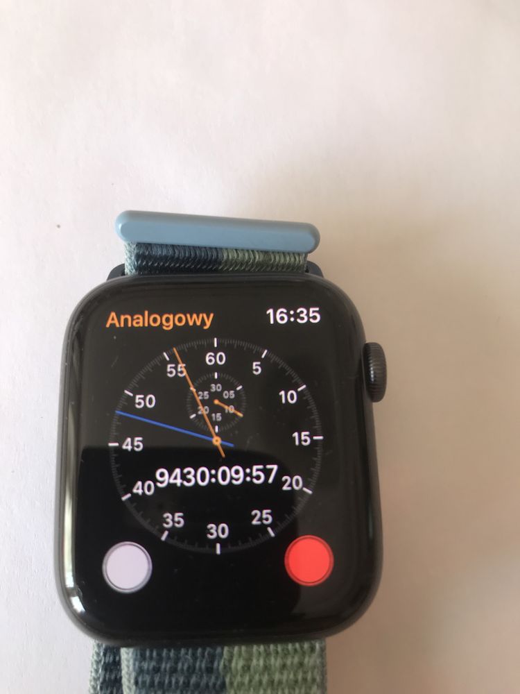 Smart Apple Watch SE 44mm, klasa A- z 2022r.