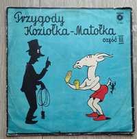 Płyta winylowa Przygody Koziołka Matołka  1971r. - Warszawa