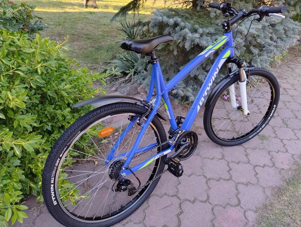 Alu 26' L Btwin MTB górski z amortyzatorem aluminiowy rower rama L