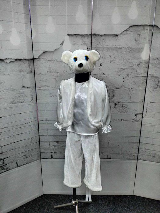 Мішка ведмедик білий ведмідь мішка мішутка 4-6р медведь костюм свято