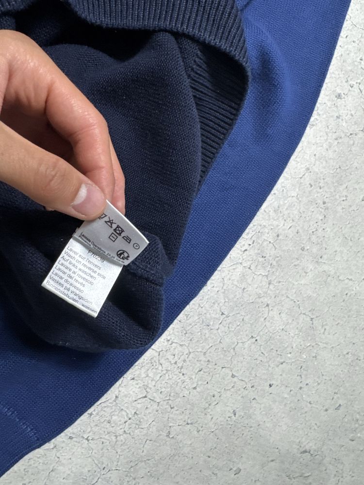 Lacoste 1/4 Зип Свитер Оригинал Идеал Размер L Old Money