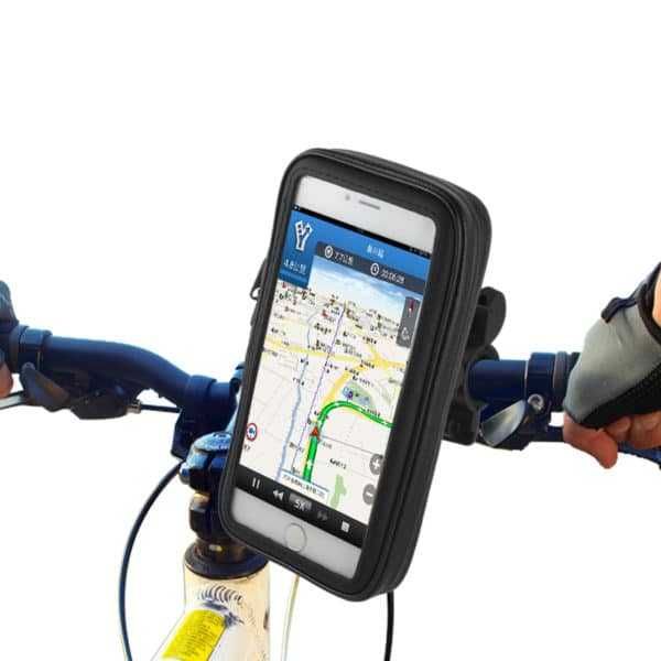 Uniwersalny Uchwyt rowerowy motocyklowy na telefon Mobilari czarny