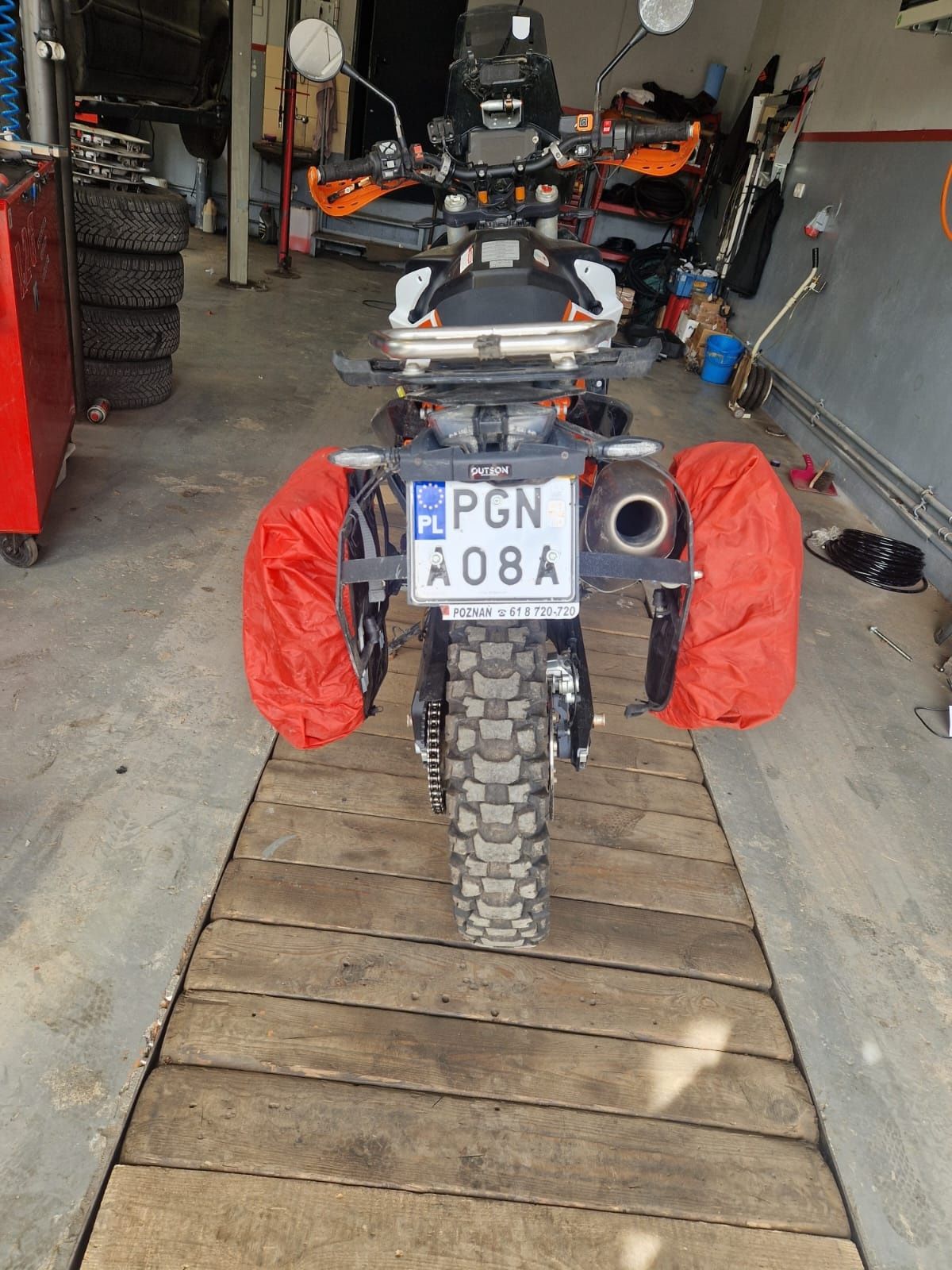 Stelaż I 2 sakwy  do KTM 790 adventure