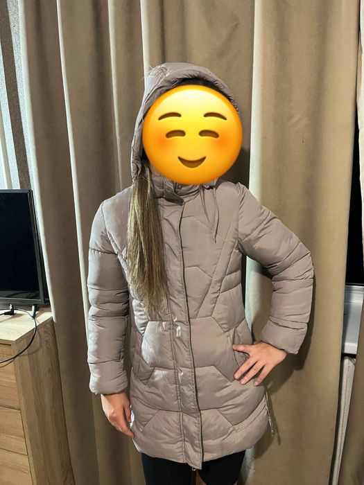 Пальто зимнее для девочки 10-11лет