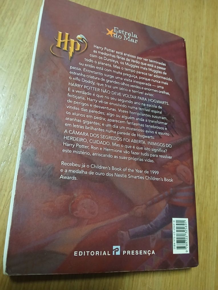 Livro Harry Potter e A Camara dos Segredos (10º edição)