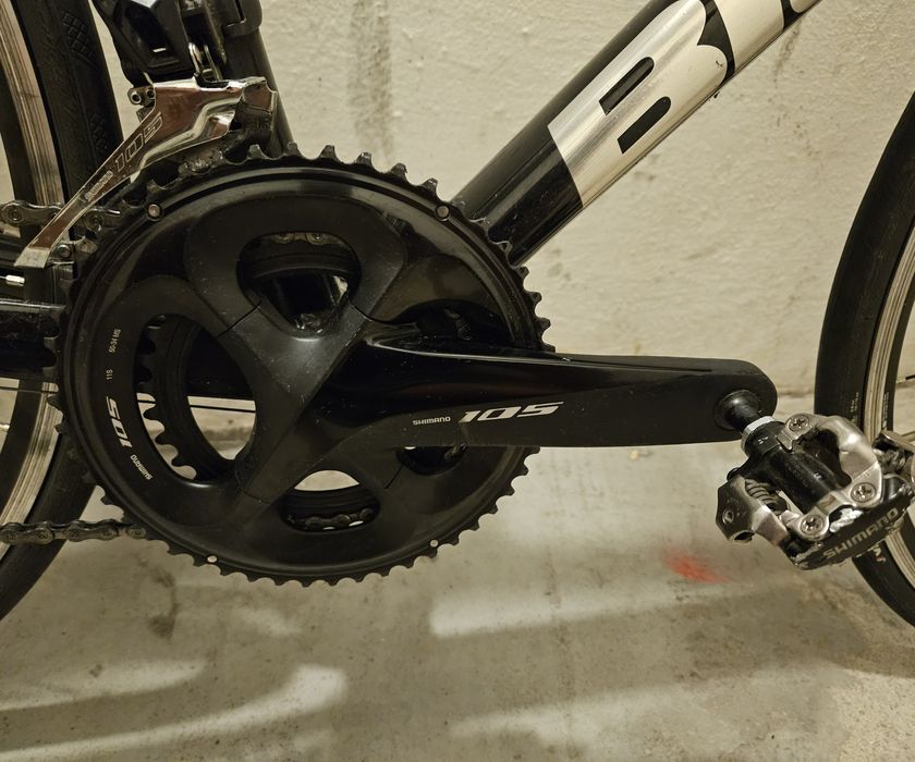 Rower szosowy wyścigowy Bianchi Via Nirone 7 roz 61 alu 105 shimano