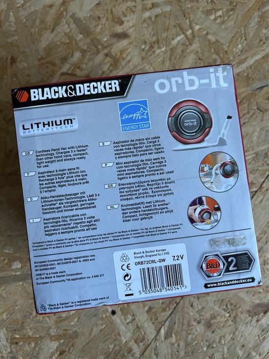 BLACK&DECKER ORB-IT odkurzacz akumulatorowy