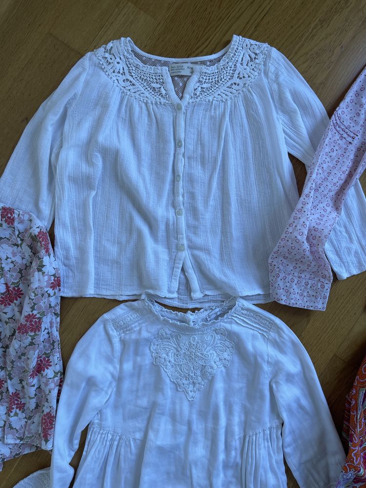 Camisas menina 6 anos Massimo Dutti e zara