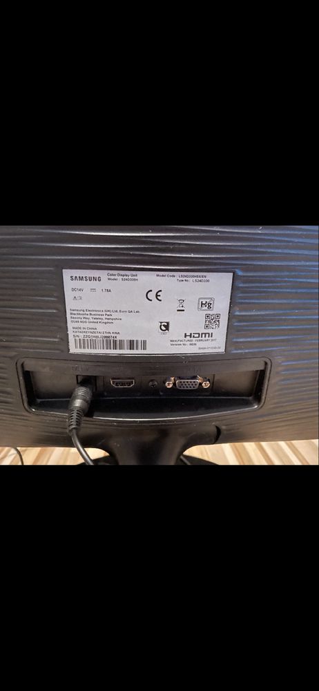 Monitor Samsung S24D330H 24 cale 60hz full hd