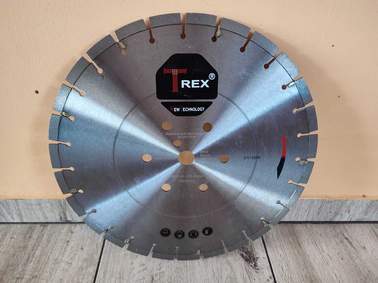 Tarcza diamentowa TREX BETON 400 mm Piła Przecinarka 13mm segment