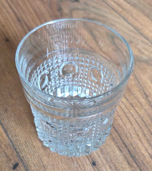 Oryginalne Kryształowe Szklanki Do Whisky PRL 4 sztuki