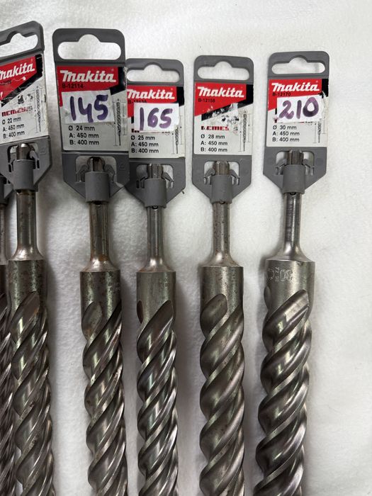 Nowe wiertła SDS-Plus Makita 400/450 mm – 10-30 mm