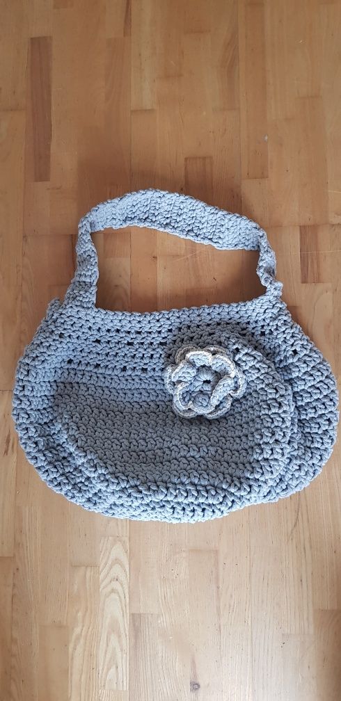 Torba ze sznurka xxl handmade