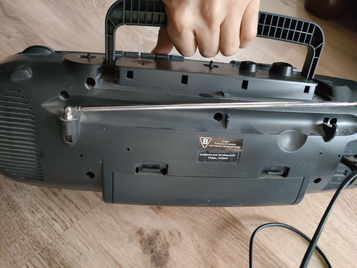 Radio magnetofon Philips AW7250/14 kaseciak