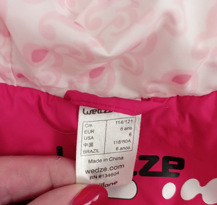 Kurtka zimowa Decathlon wed'ze  122 / 128