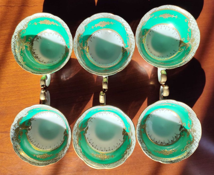 6 chávenas de café em porcelana japonesa Chugai Foreign