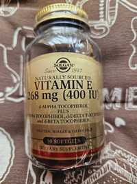 Solgar Вітамін Е природного походження 268 мг 400 МО витамин Е 50 шт