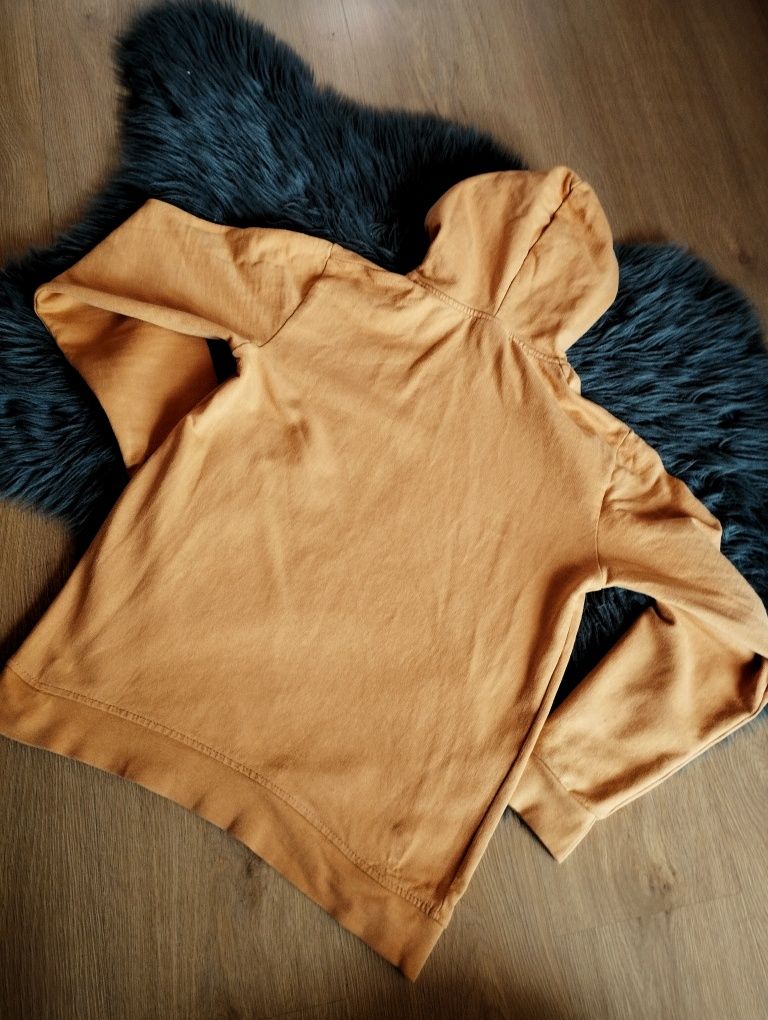 Jasnopomarańczowa bluza męska z kapturem, Bolf, rozmiar M