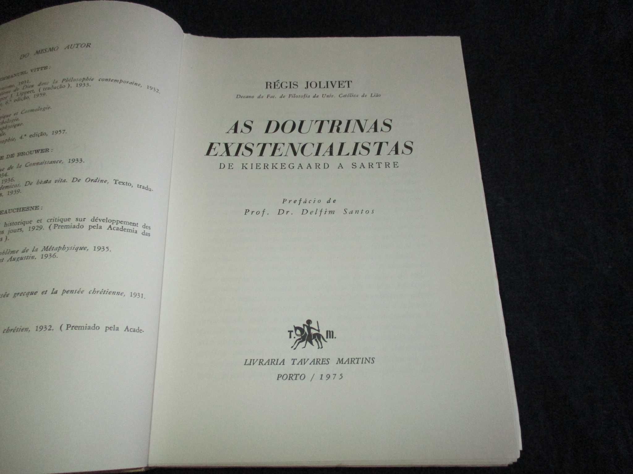 Livro As Doutrinas Existencialistas Régis Jolivet