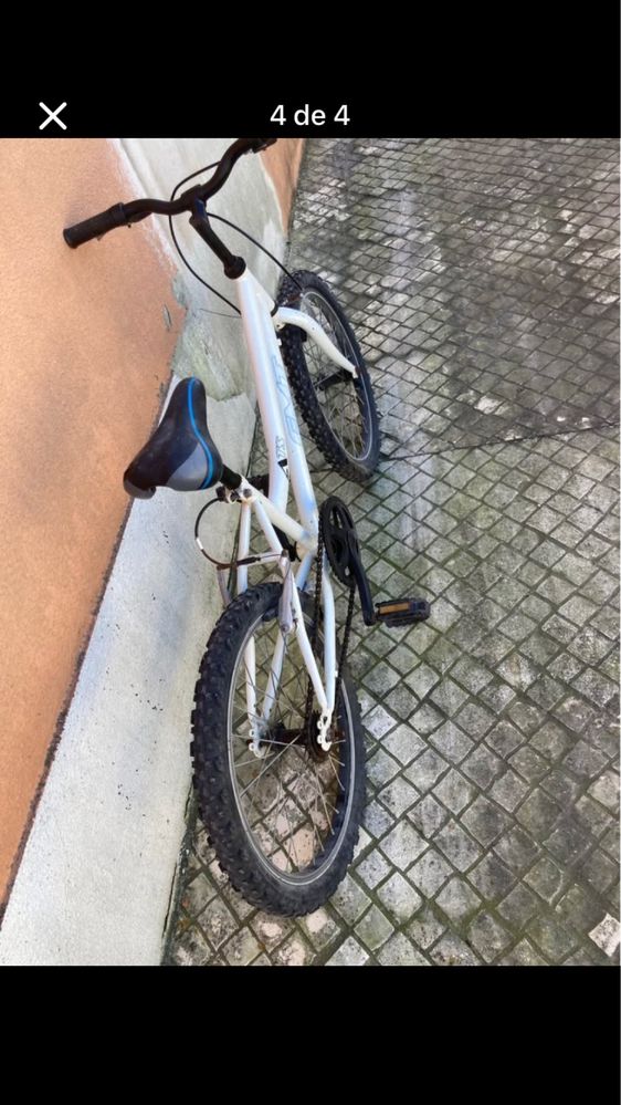 Bicicleta como nova roda de crinça