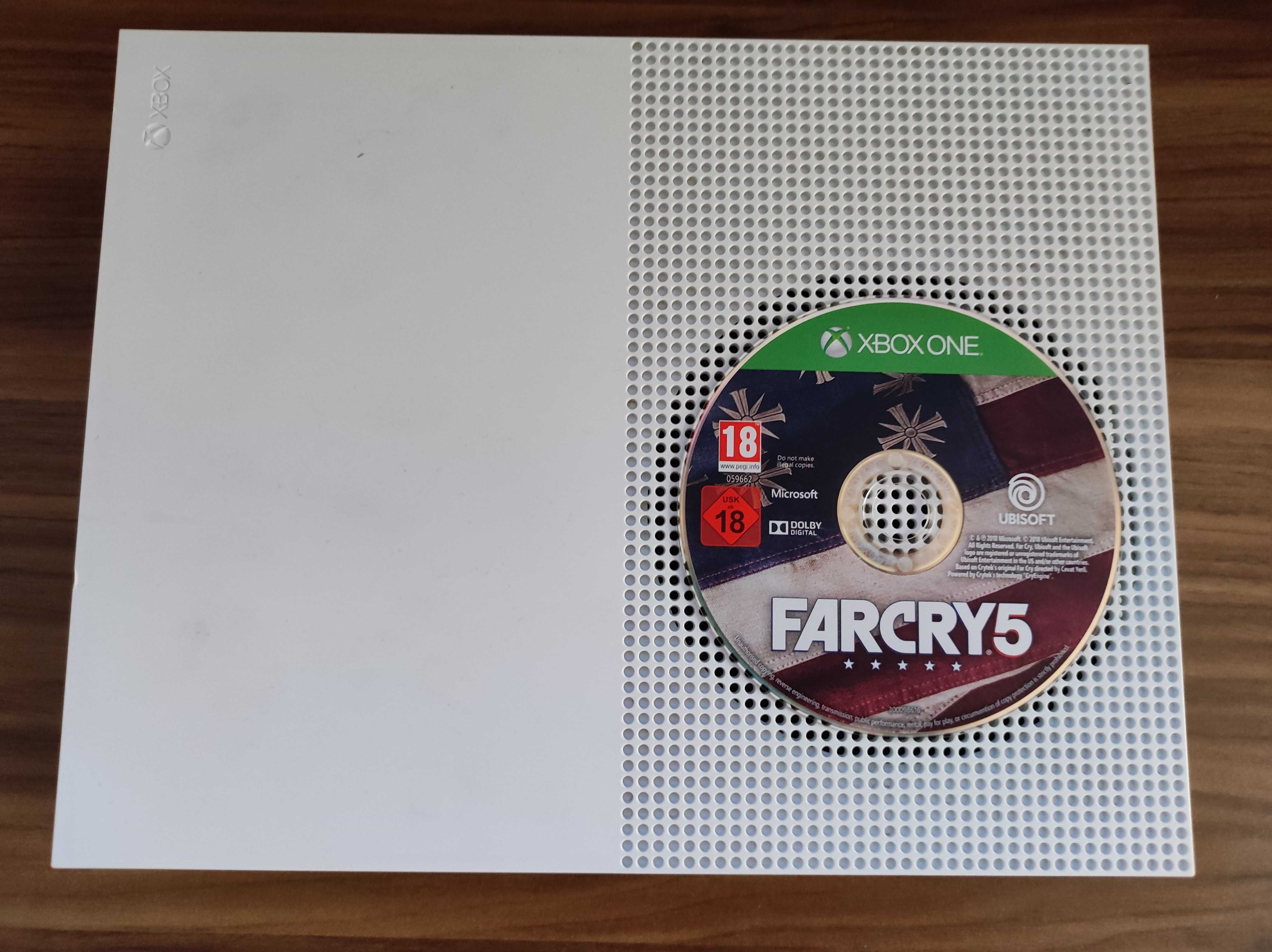 Konsola Xbox One S z grami padem wszystko sprawne + gra Far Cry 5