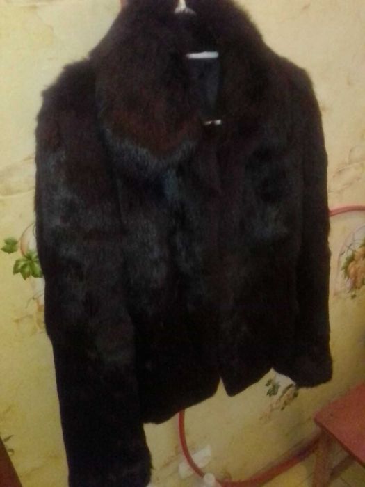 Женский норковый полушубок