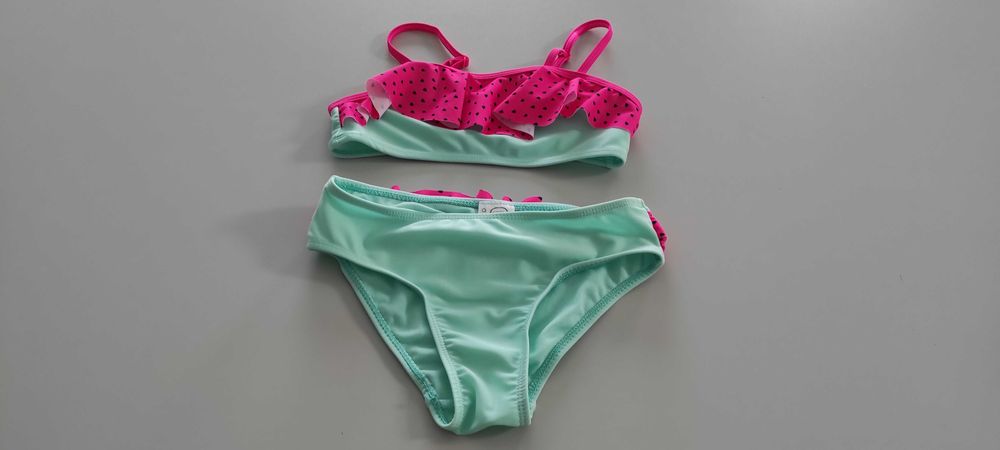 strój kąpielowy dziewczęcy dwuczęściowy cool club 128