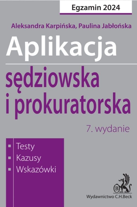 Nowa Aplikacja sędziowska i prokuratorska 2024 Jabłońska Karpi