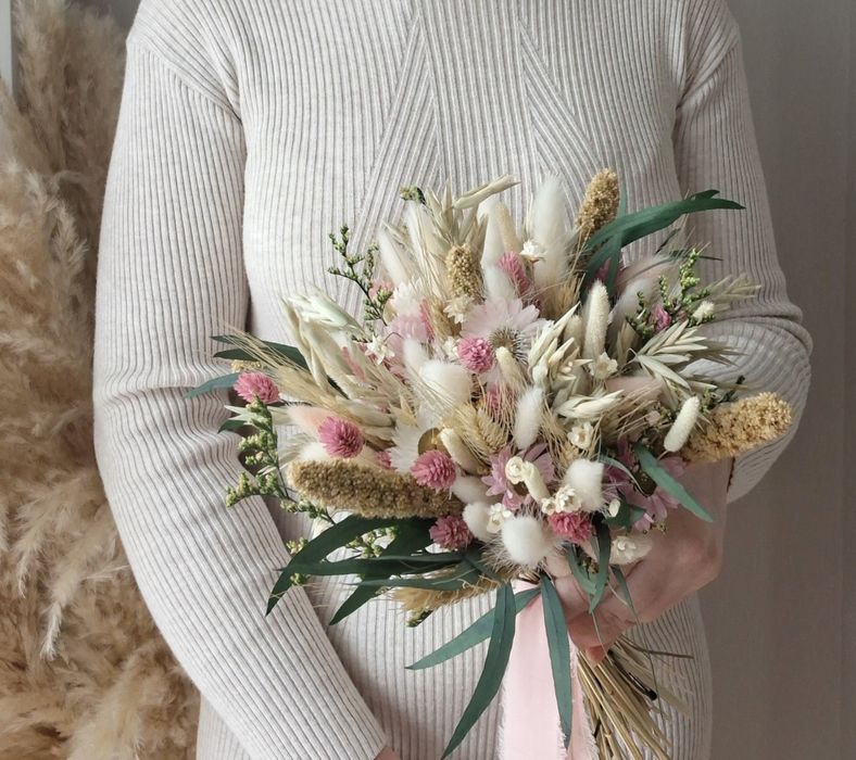 Bukiet z suszonych kwiatów