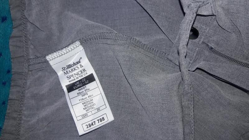 Летние фирменные, натуральные брюки, штаны "marks&spencer", 54-56 разм