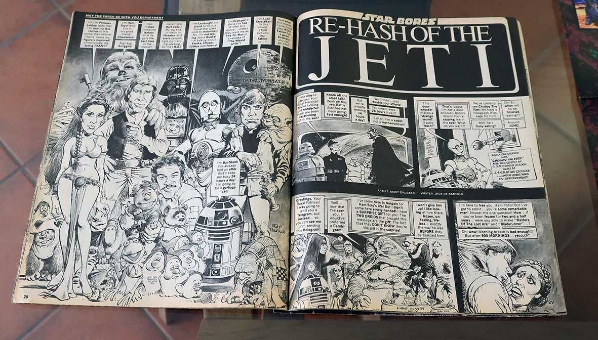 Conjunto Star Wars vintage revistas posters cartazes