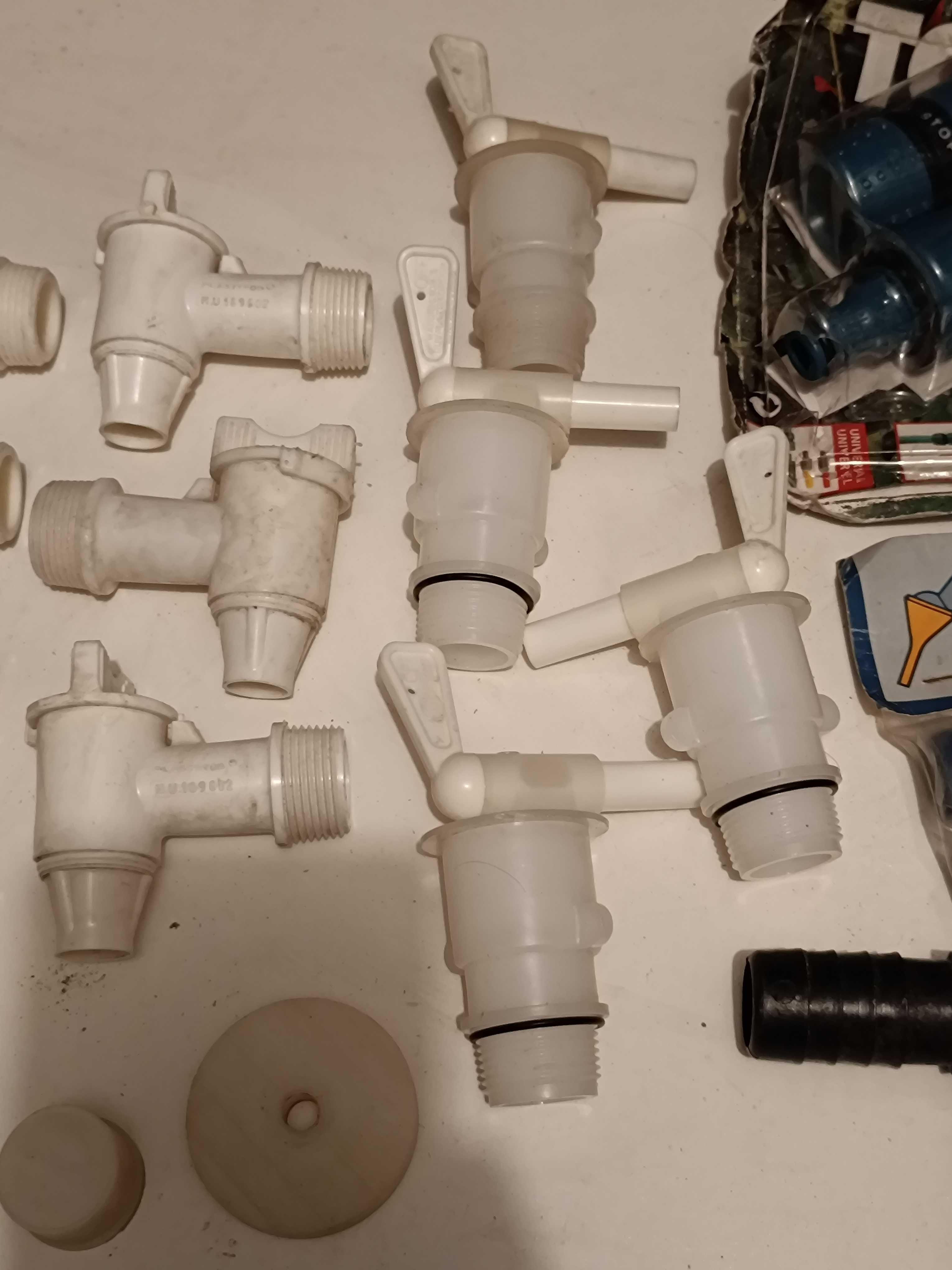 Conjunto de Mangueira Torneiras e adaptadores de rega