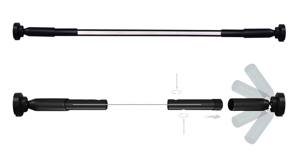 Skyline LED Dekoracyjny profil LED 3m z zasilaczem CZARNY