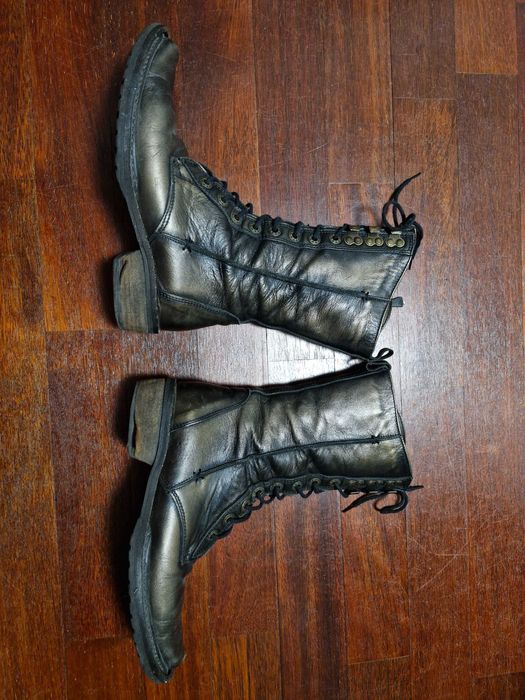 Buty kozaki 36 ciemnozielone