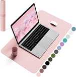 Podkładka YSAGi 60x35 cm różowa skóra laptop biurko