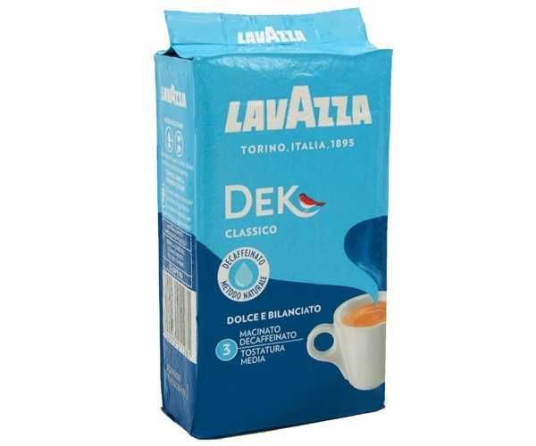 Кава Lavazza DEK classico, 250 г., мелена, (без кофеїну)