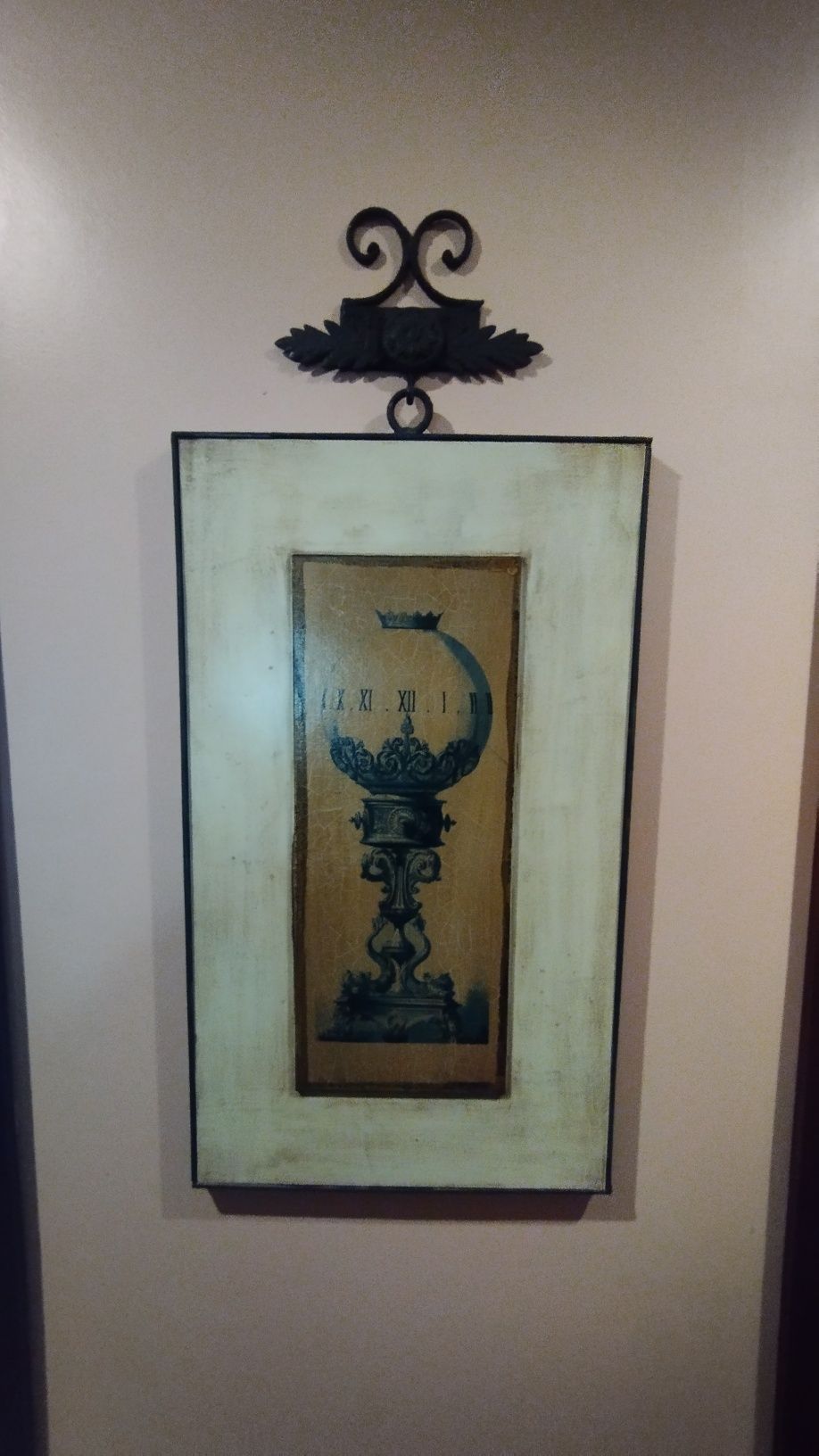 Quadro rústico com suportes