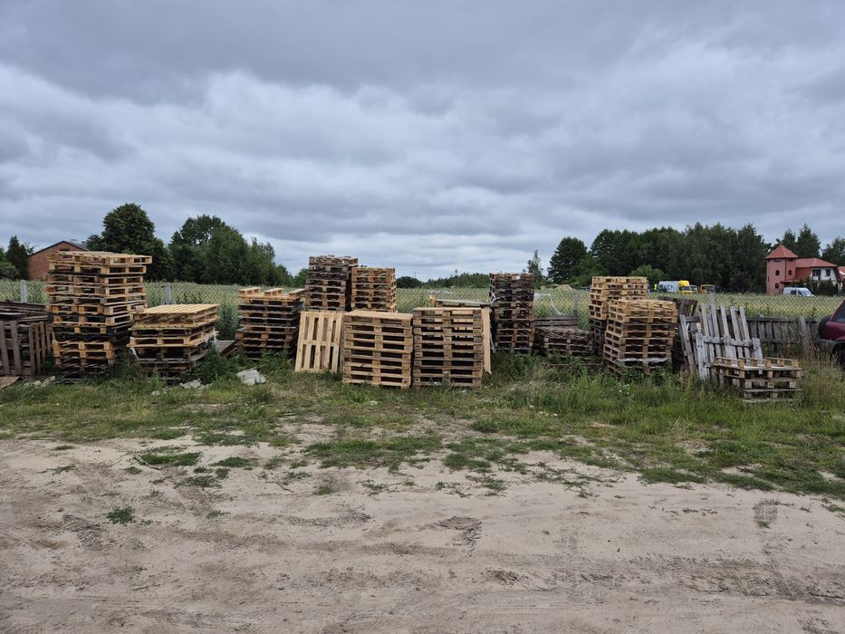 Palety drewniane, przemysłowe 110x130, 100x100, 95x95, euro