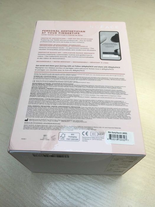 Новый NuFACE Mini+ Оригинал Facial Toning Device Микротоки лица