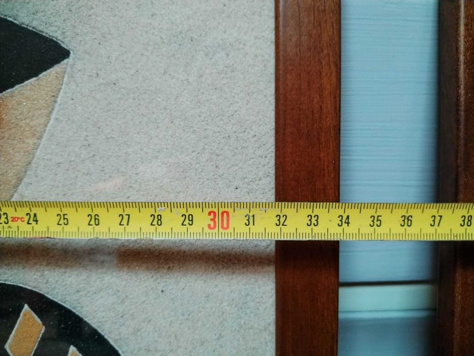 Quadros em areia pintada