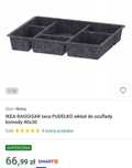 Ikea Raggisar wkład organizer pudełko Taca do szuflady
